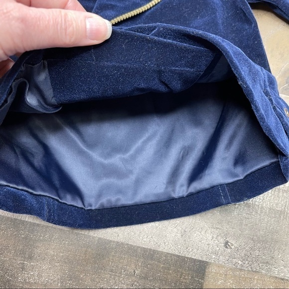 Disney Frozen II Blue Velour Jacket size 3T Princess Anna - Picture 7 of 8